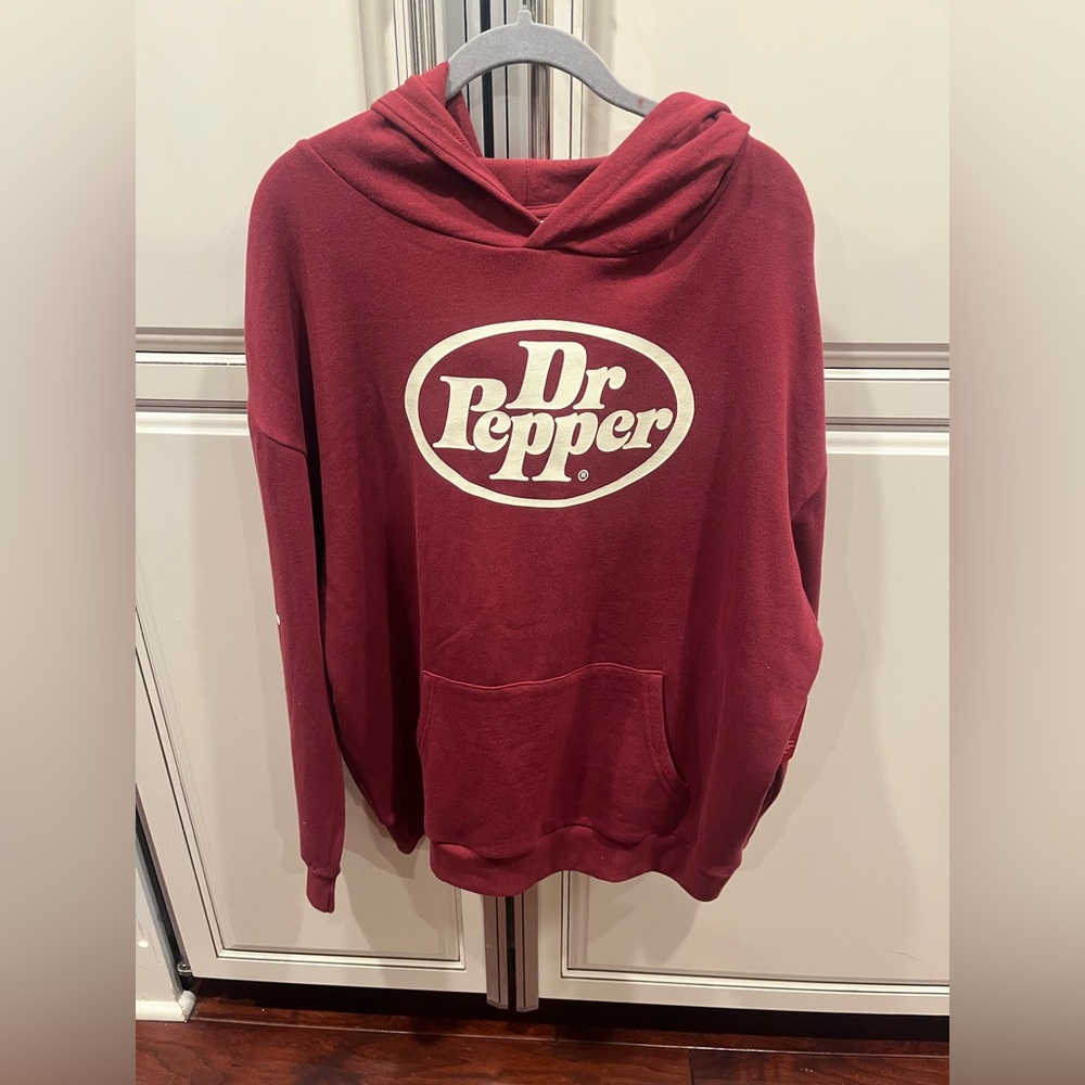 Dr Pepper Burgundy Hoodie for Women